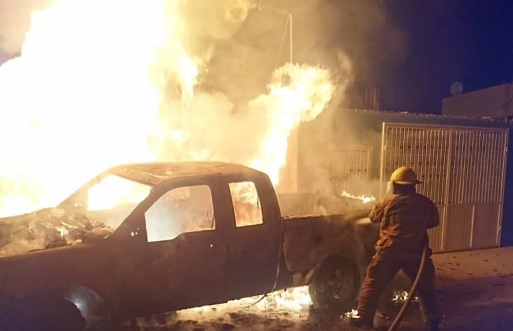 Hubo cuatro incendios de vehículos