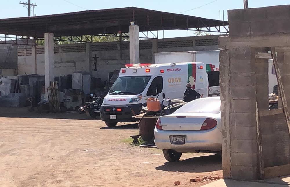 Tuvo encima vehículo de una tonelada