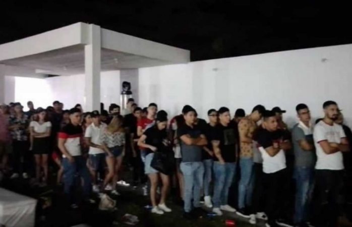 Hacen gran pachangavirus y detienen a 27