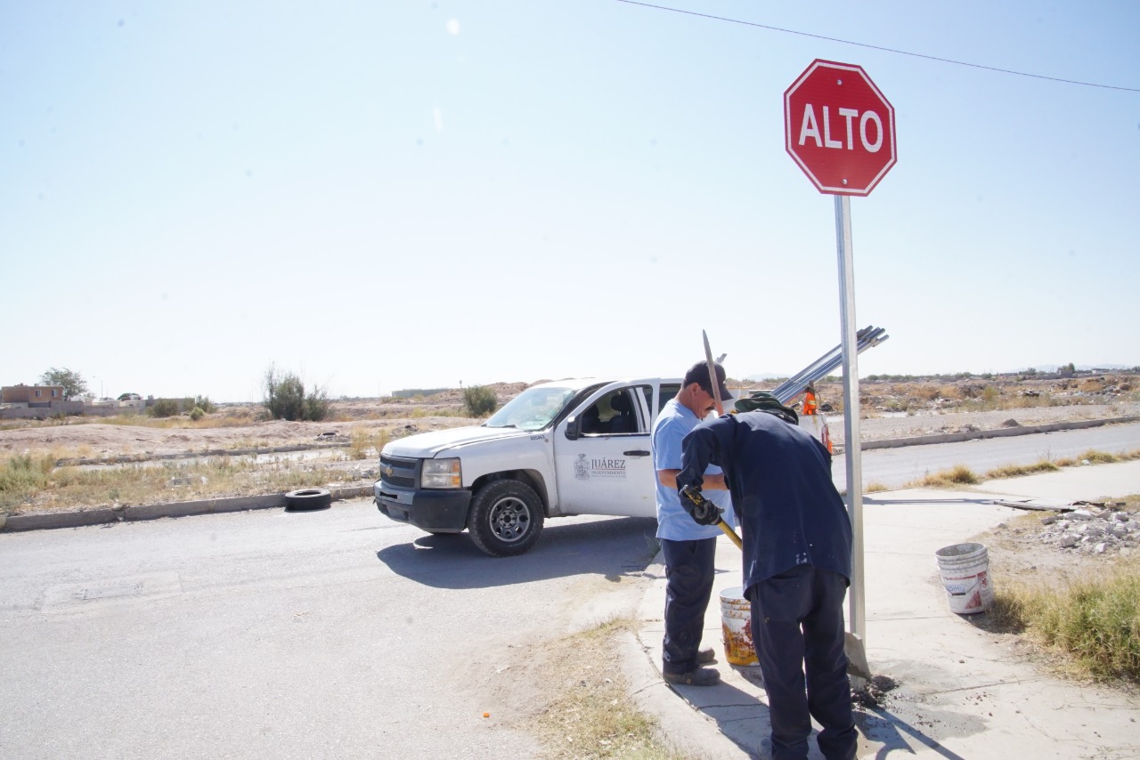 Trabajaron tres cuadrillas en diversos cruces