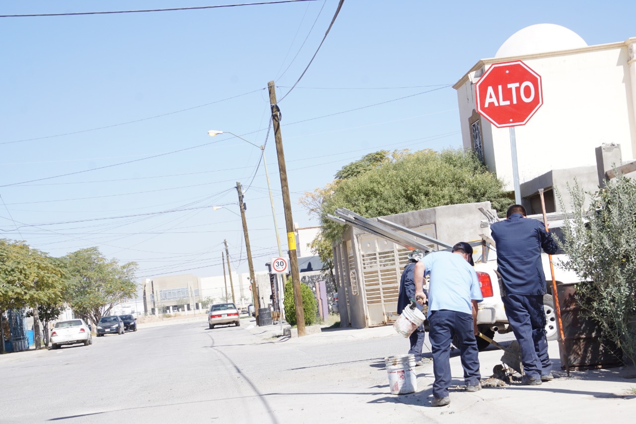 Trabajaron tres cuadrillas en diversos cruces