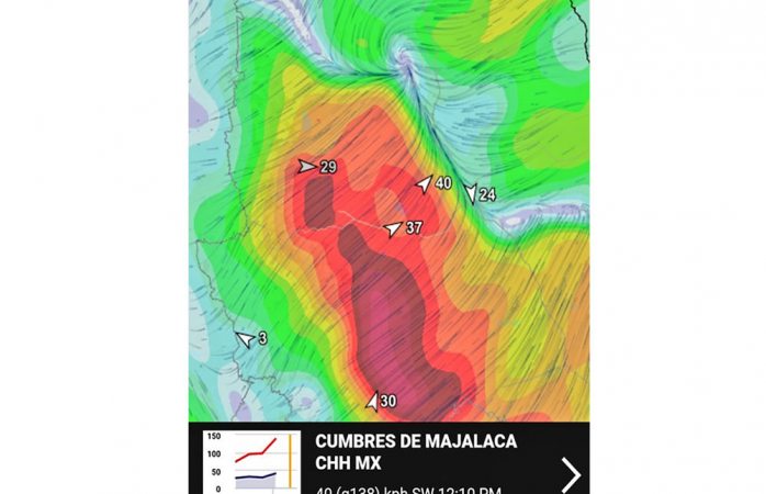 Vientos de 138 kms en majalca alcanzan categoría de huracán