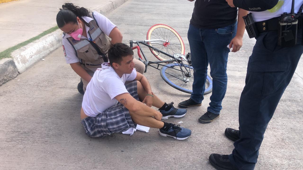 El joven resultó con lesiones de consideración