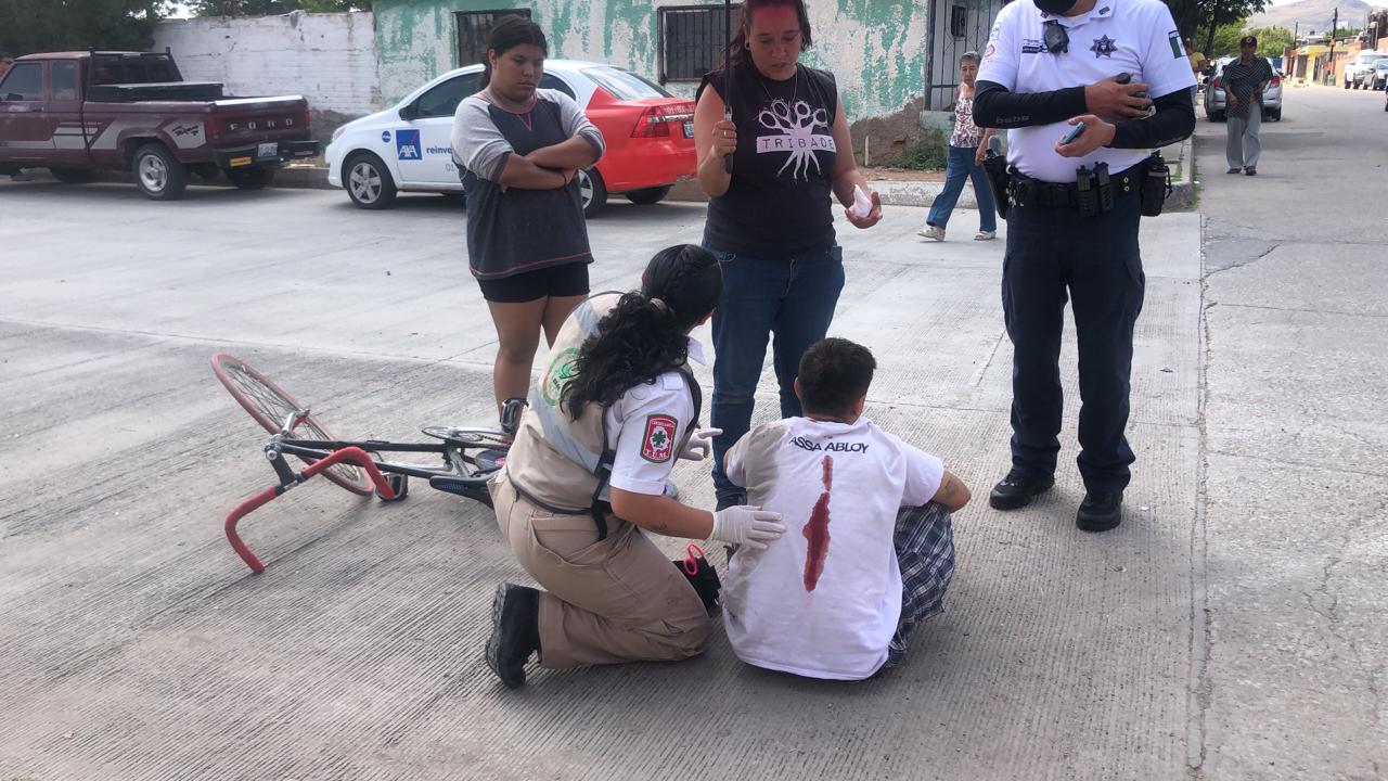 El joven resultó con lesiones de consideración