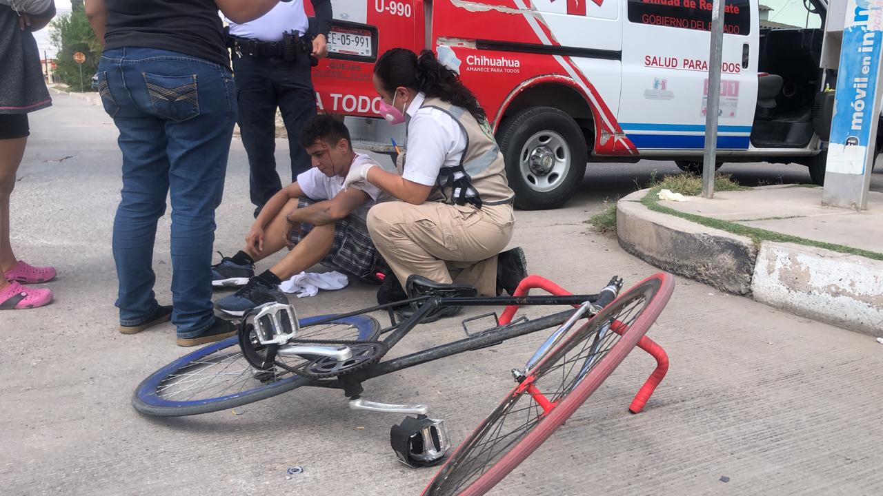 El joven resultó con lesiones de consideración