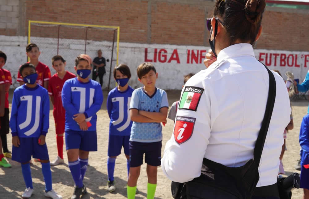 Hicieron actividades infantiles de trabajo en equipo