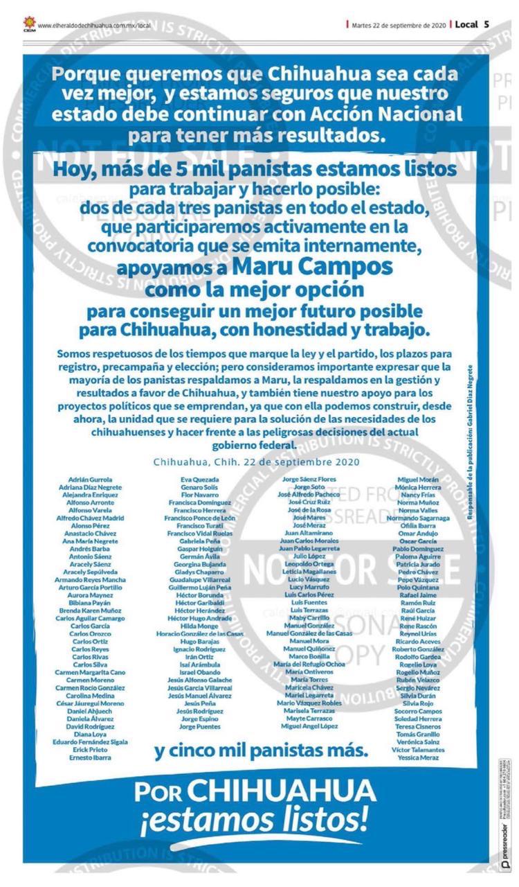 *Se abren dos de cada tres panistas a favor de maru *Corral quiso extorsionar a amlo *Une a cruz y loera *Brillante análisis de josé luis armendáriz