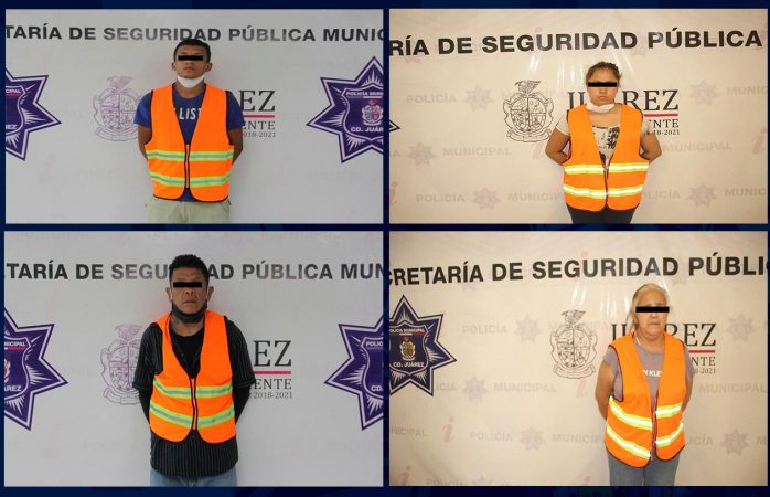 Detienen a cuatro por el delito de robo a comercio en diferentes hechos