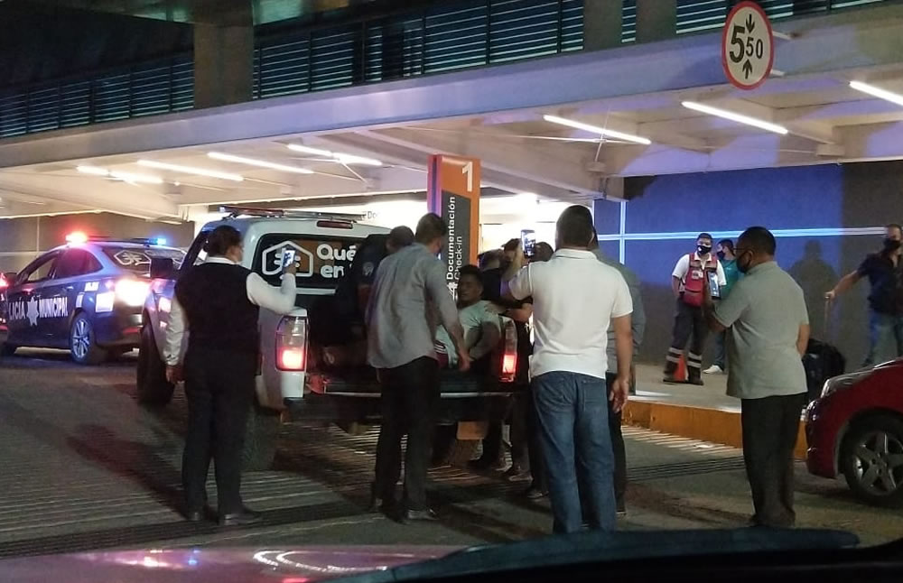 Joven intransigente fue detenido en el aeropuerto