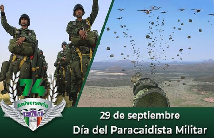 Hoy se celebra el día del paracaidista militar