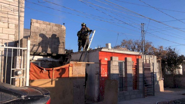 Se incendia casa en el porvenir | La Opción de Chihuahua