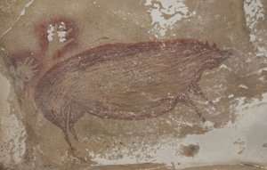 Descubren en indonesia pintura rupestre de hace 45.000 años
