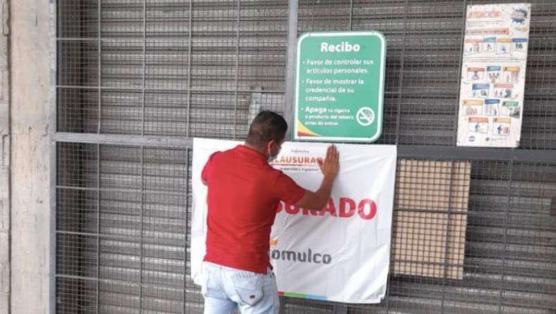 Aurrerá es clausurado por operar con empleados enfermos de covid