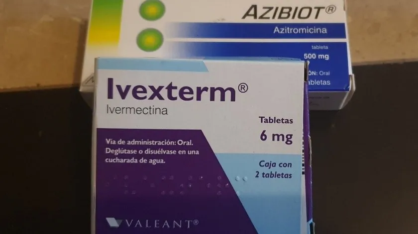 Alertan por uso de ivermectina y azitromicina en pacientes con covid