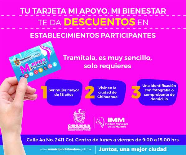 Invita municipio a mujeres a usar tarjeta de descuentos La