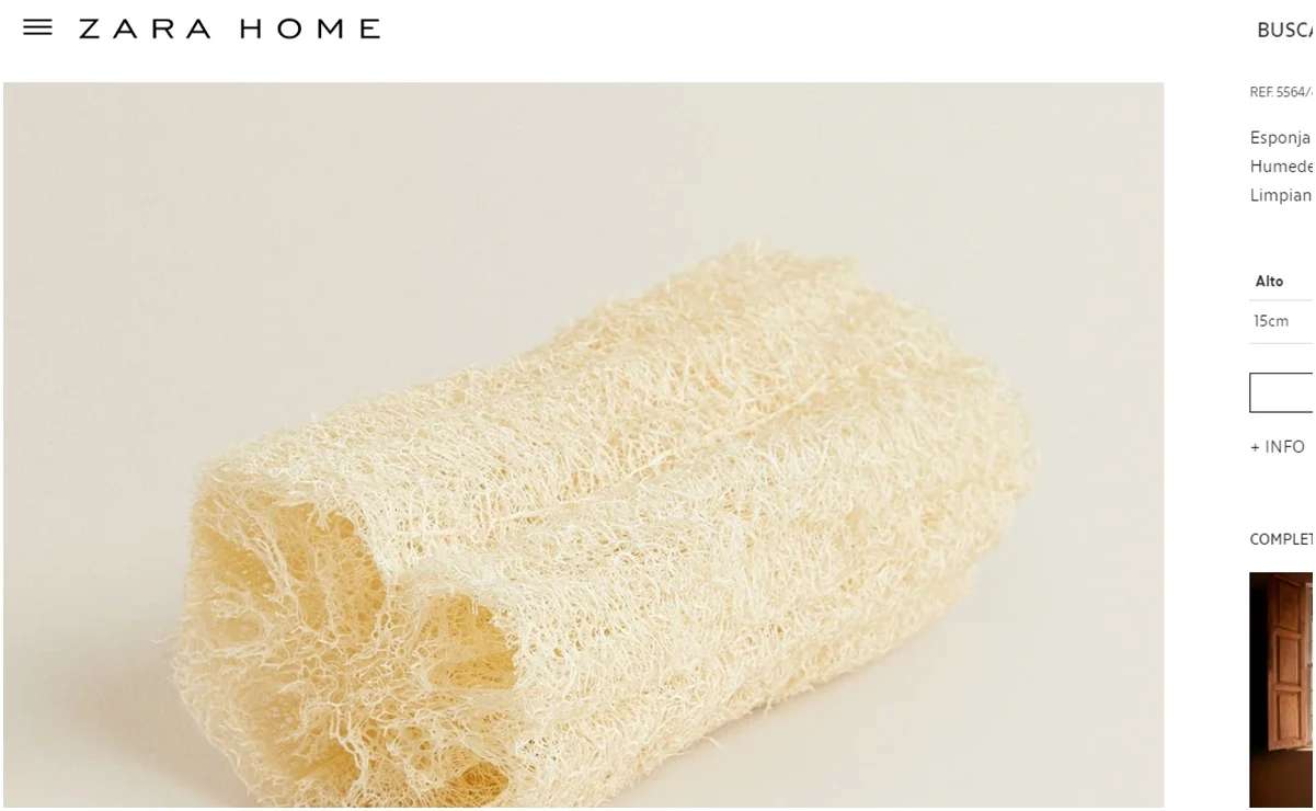 Zara Home vende esponja corporal a ¡299 pesos!