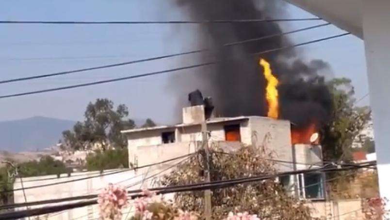 Provoca familia incendio por preparar carnitas