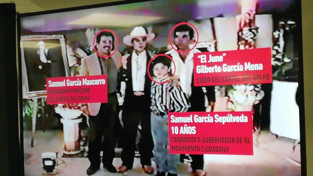 Revelan video de samuel garcía y su familia con líder del cártel del golfo