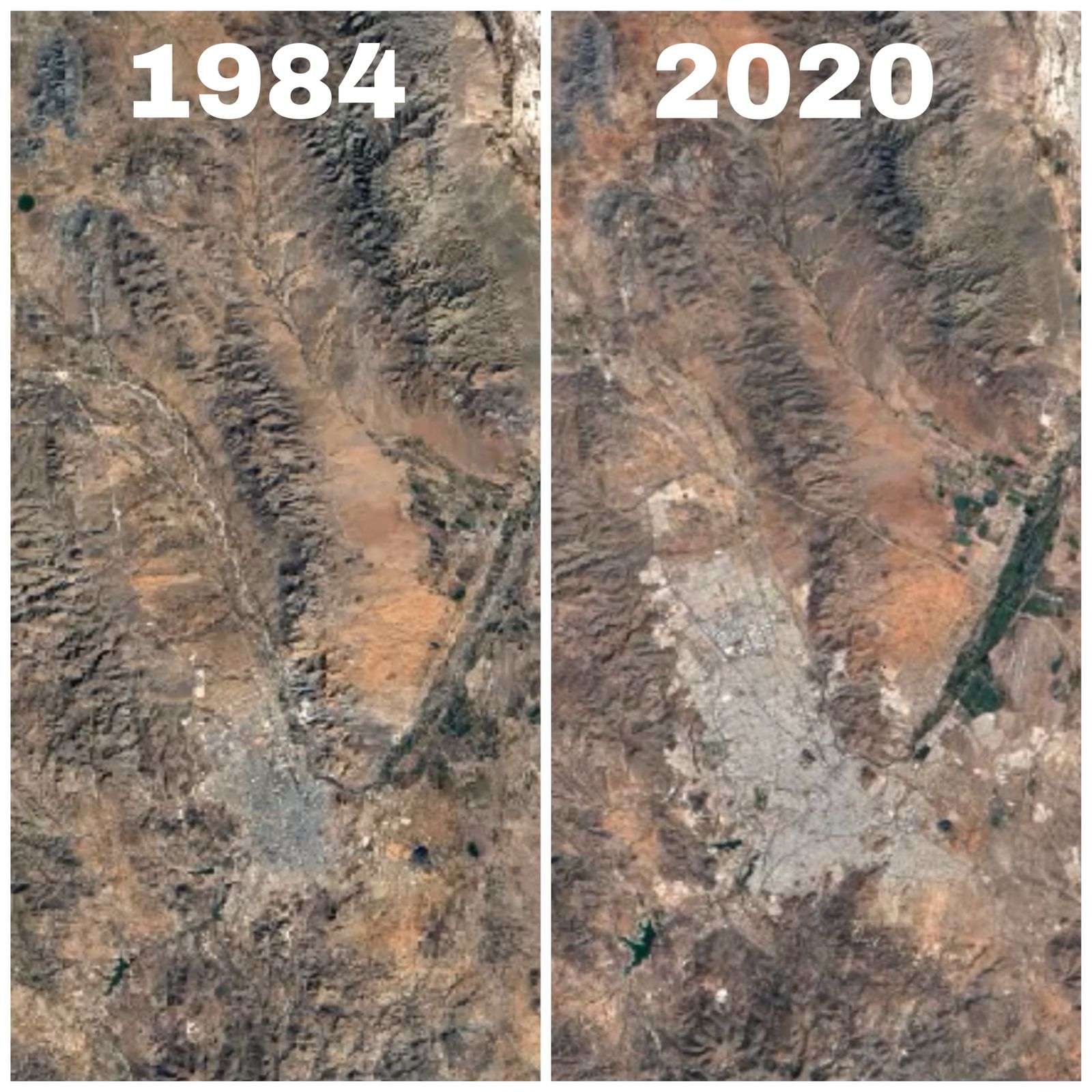 Gran crecimiento de mancha urbana en zona norte de la ciudad