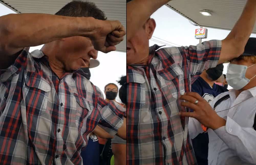 Se viraliza pelea en el bravobus (VIDEO)