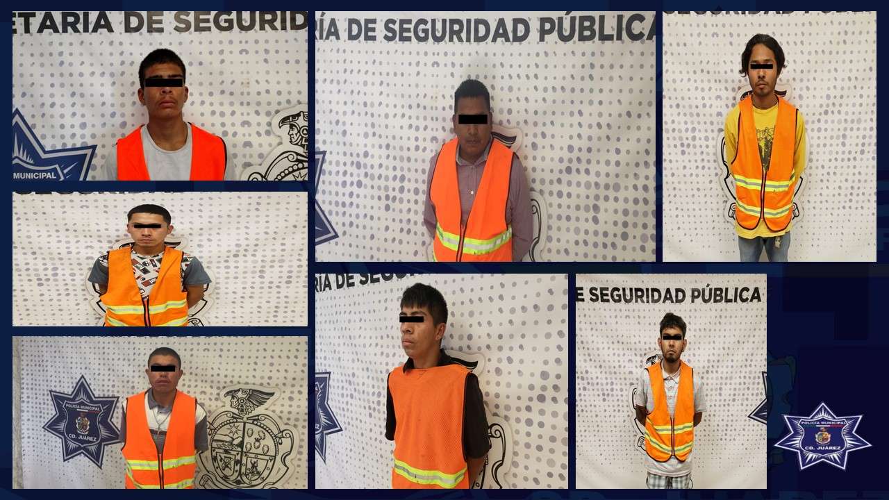 Detienen a nueve por delito de amenazas