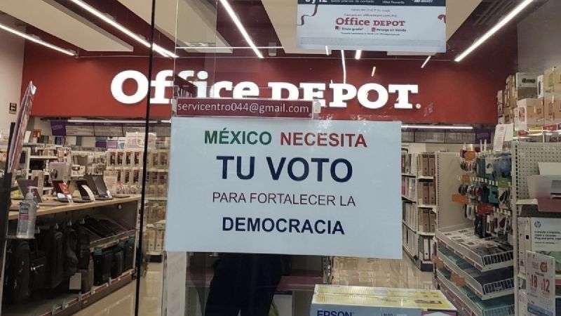 Office Depot llama a sus clientes a votar; lo acusan de apoyar al pri y pan  | La Opción de Chihuahua