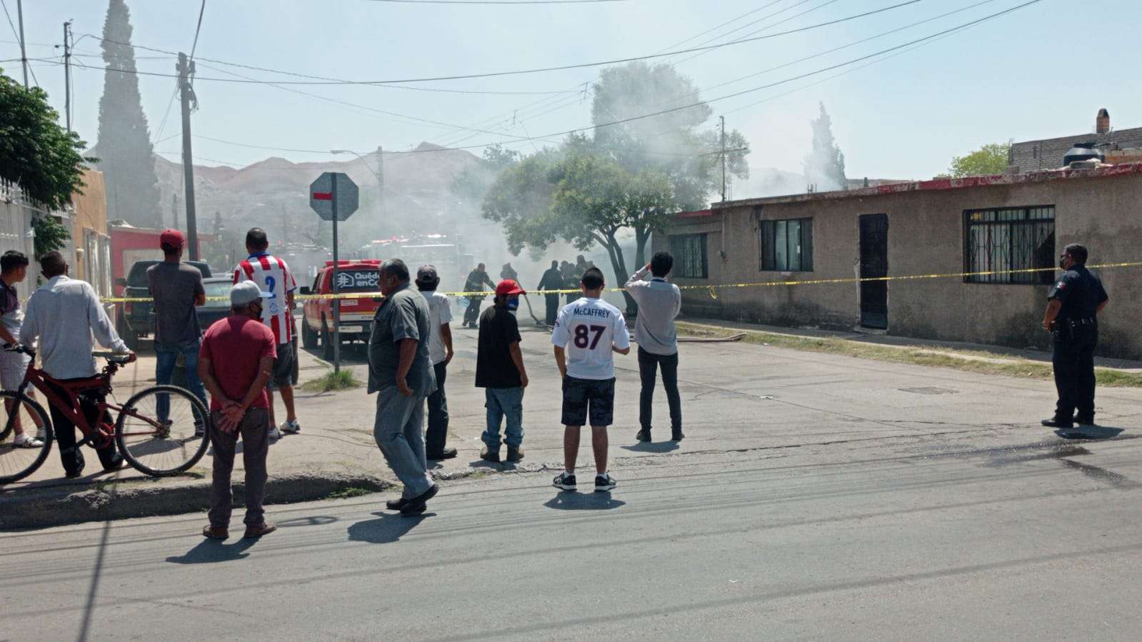 Se incendia picadero en la colonia villa vieja | La Opción de Chihuahua