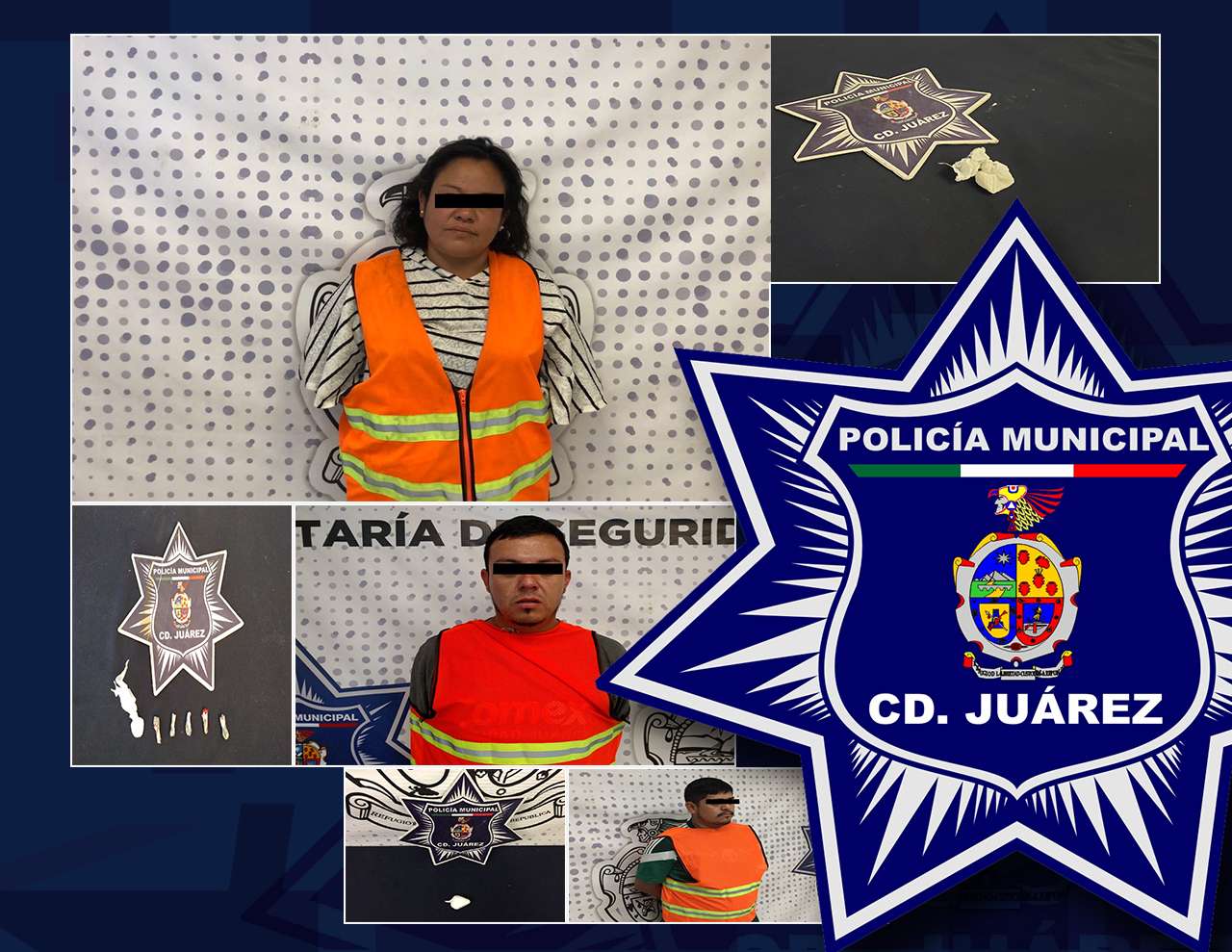 Caen narcomenudistas con 36 dosis de cristal y 18 de cocaína