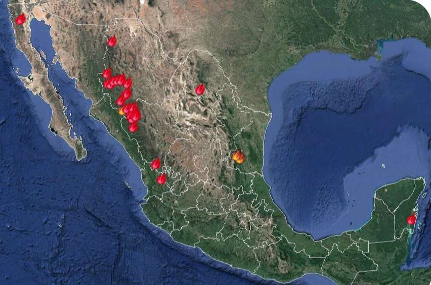 Chihuahua es el estado con más incendios forestales en todo México