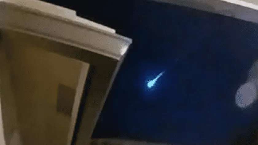 Captan impresionante meteoro en florida