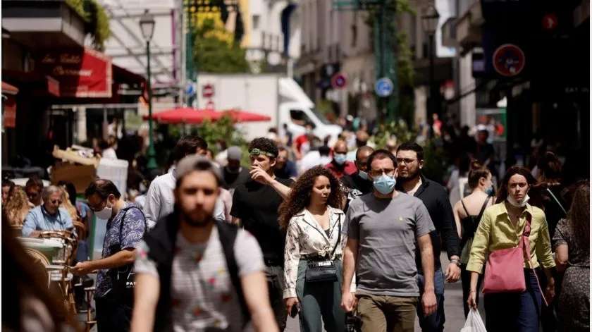 Reporta francia 40 muertes y 487 contagios por covid en un solo día