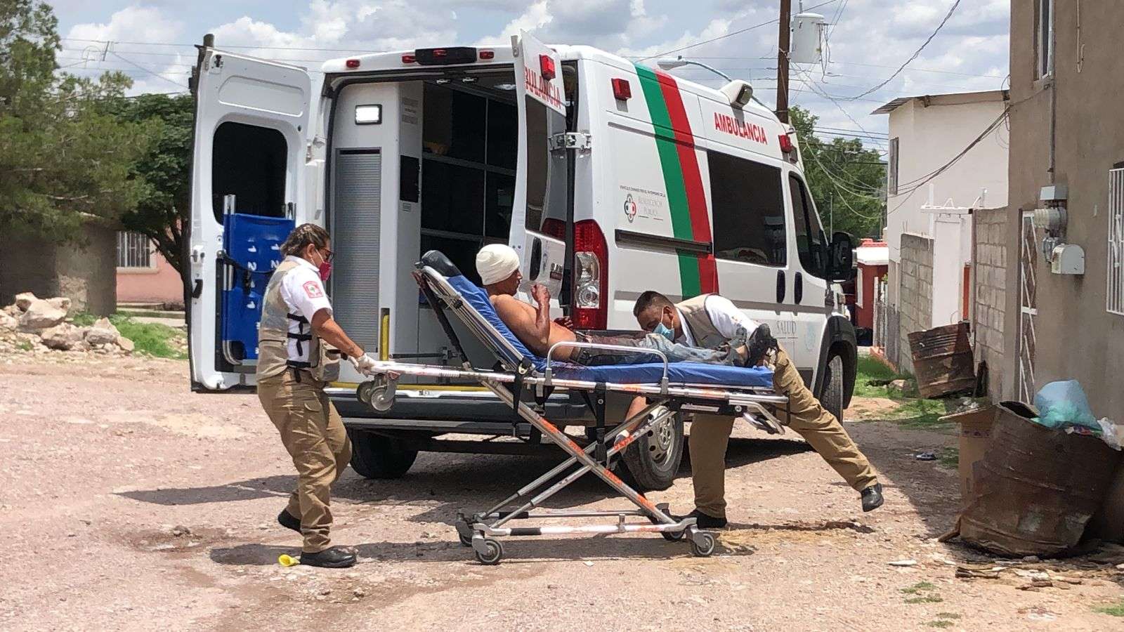 Resulta herido por caída de una altura de 5m | La Opción de Chihuahua