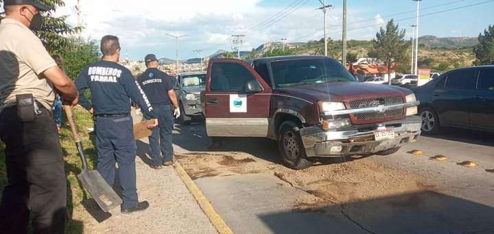 Choque múltiple sobre la niños héroes