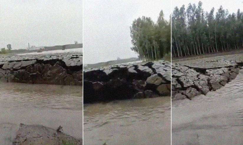 Captan fenómeno en la india: la tierra se está elevando