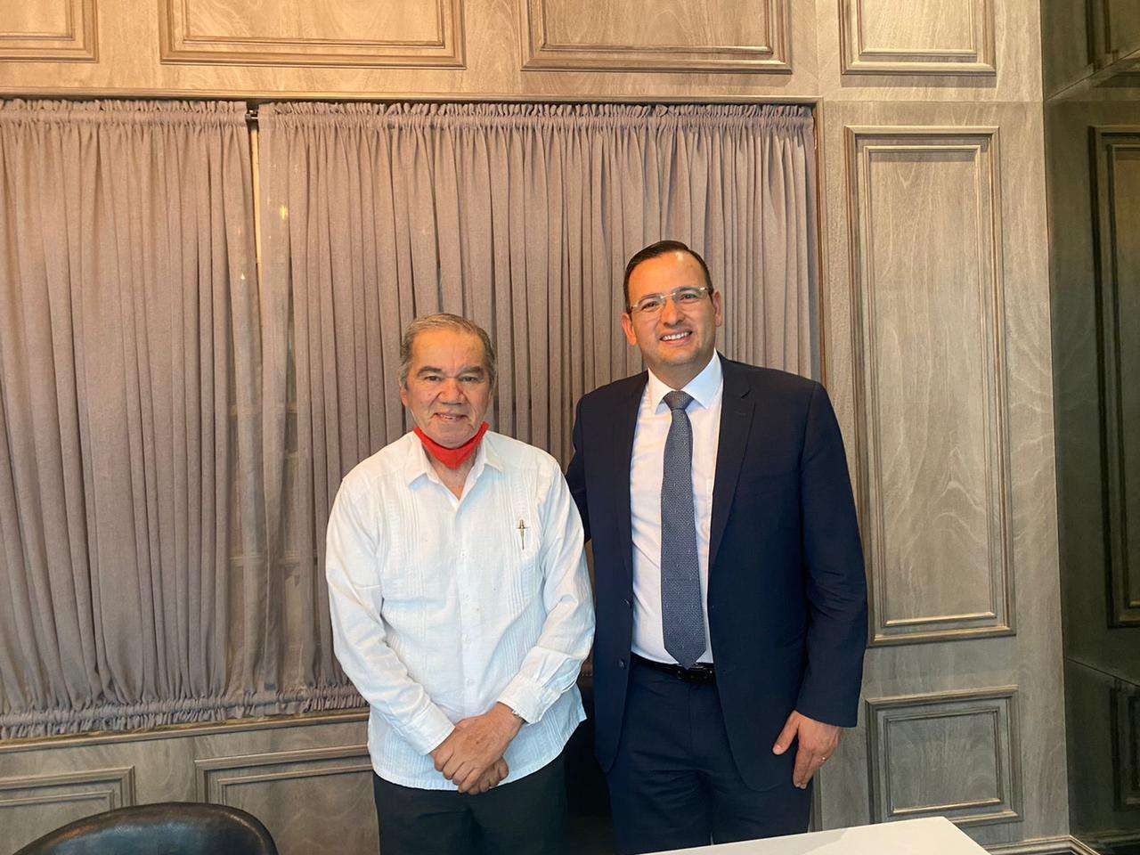 Se reúne marco bonilla con el exalcalde mario de la torre