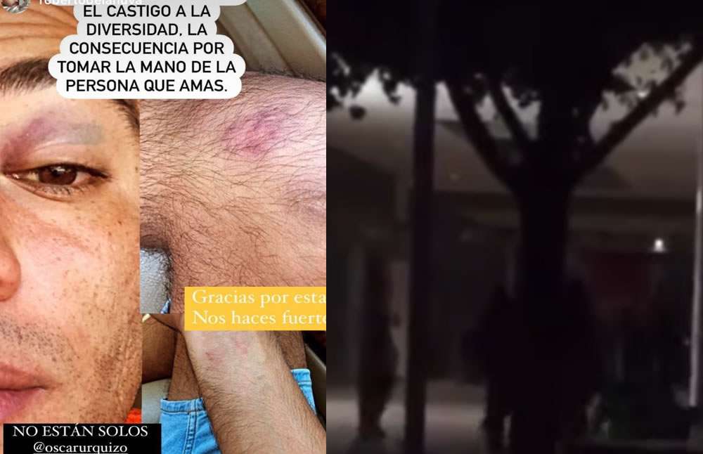 VIDEO: Golpean a pareja gay por ir de la mano en paseo central