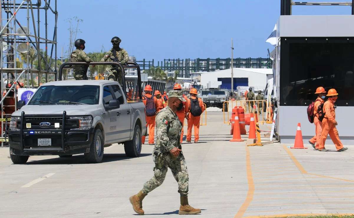 Trabajador muestra en video herida de bala de un compañero