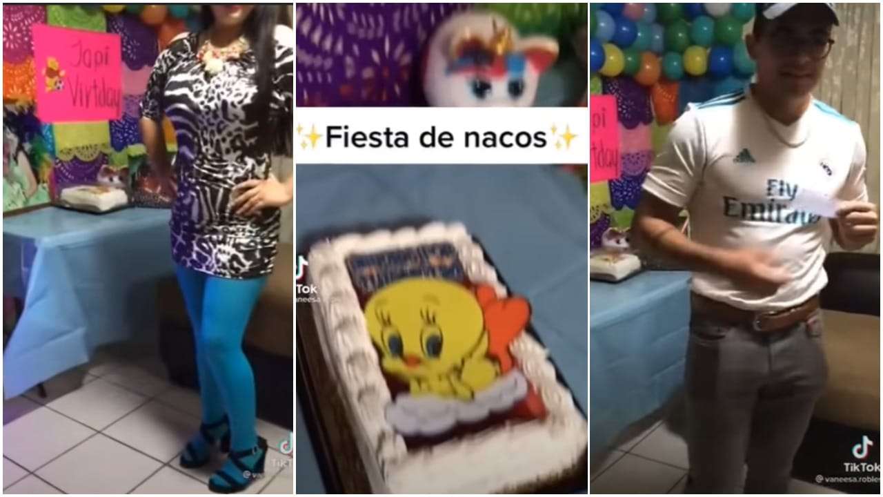 Tiktoker causa indignación por hacer fiesta con temática de nacos