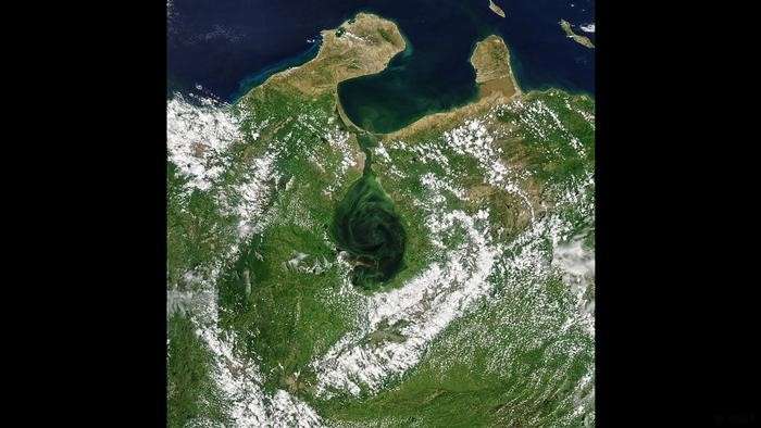 Revela imagen satelital deterioro medioambiental del lago de maracaibo