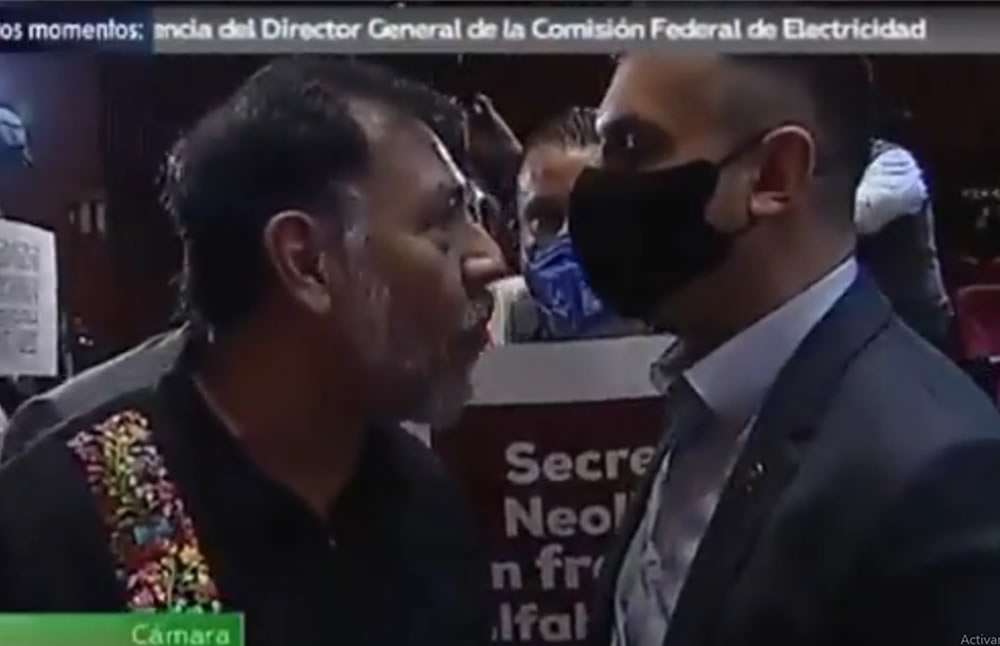 Se trenzan triana y noroña en comparecencia de bartlett