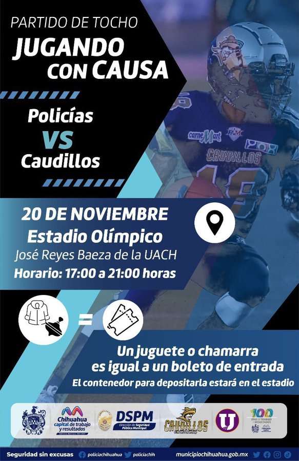 Invita alcalde a juego de tocho entre policías y caudillos
