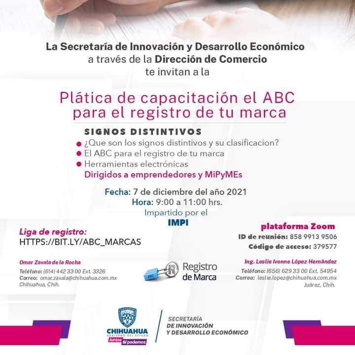 Capacitarán sobre registro de marcas a mipymes