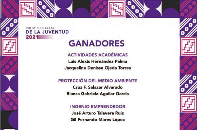 Anuncia ichijuv a ganadores del premio estatal de la juventud 2021 | La ...