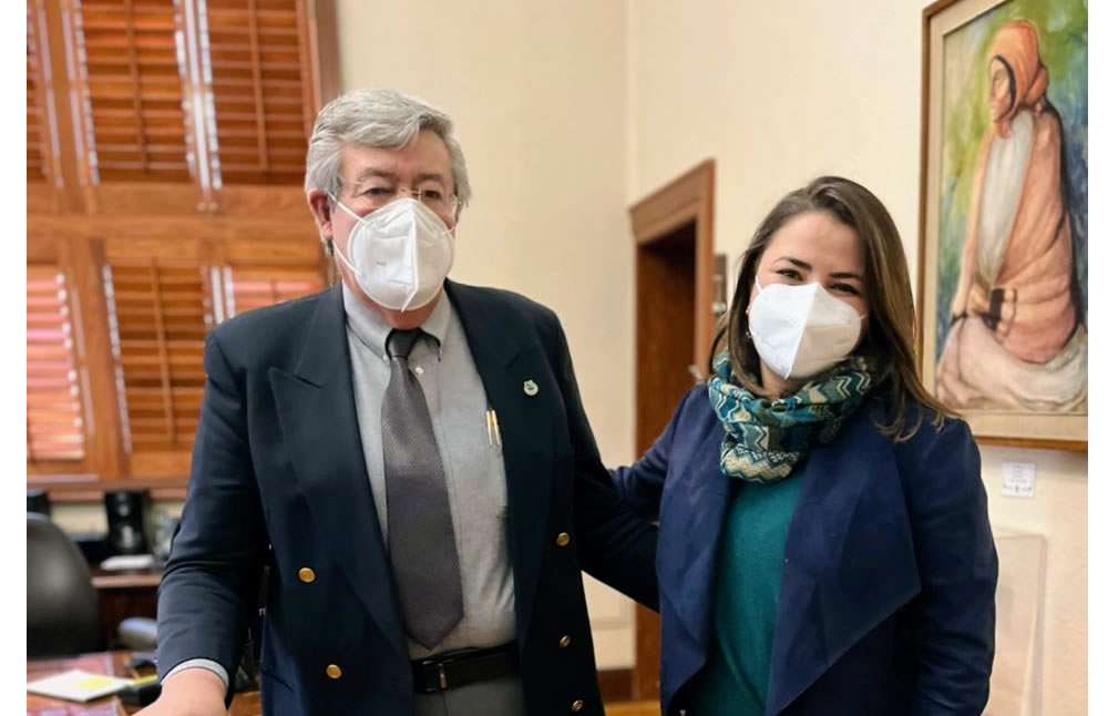 Acuerdan diputada y rector de uach realizar proyectos en conjunto