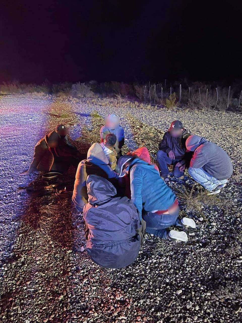 Asegura patrulla fronteriza a otro grupo de diez migrantes 