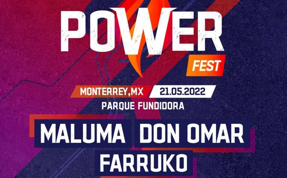 Maluma, don omar y farruko encabezan cartel de power fest en monterrey