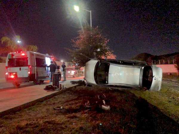 Pierde el control en carretera aldama | La Opción de Chihuahua