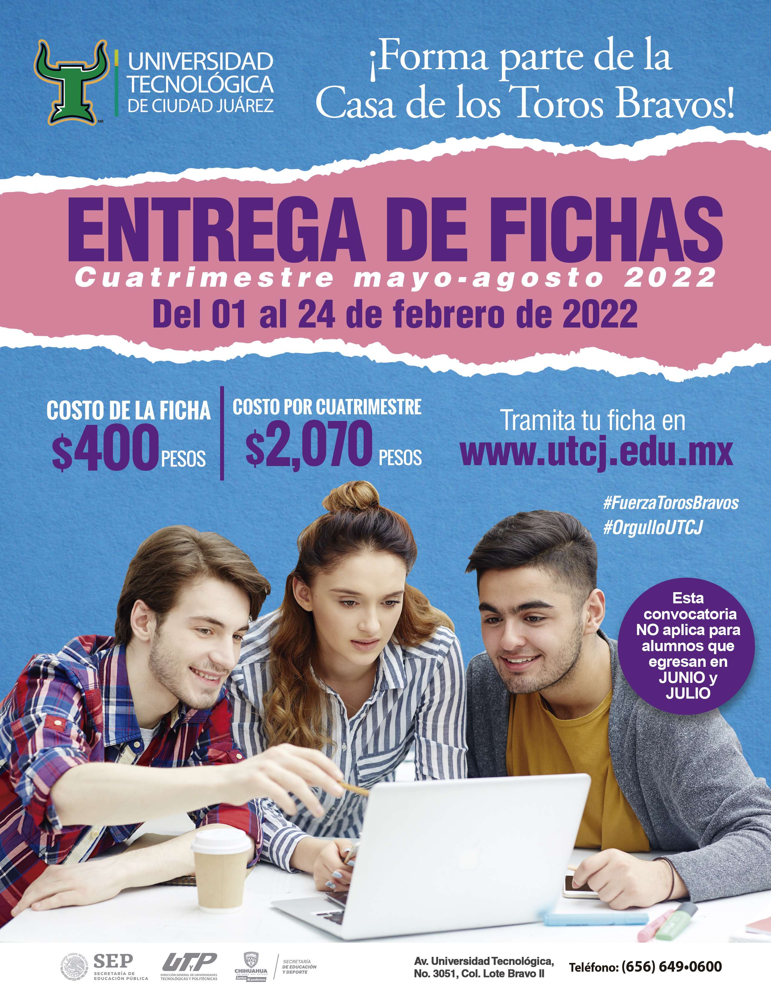 Inicia utcj entrega de fichas mayo agosto 2022