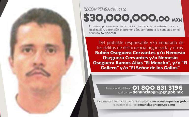 Difunden en redes supuesta muerte de el mencho, líder del cjng