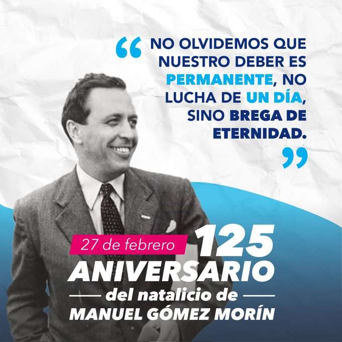 Recuerda gobernadora a gómez morín